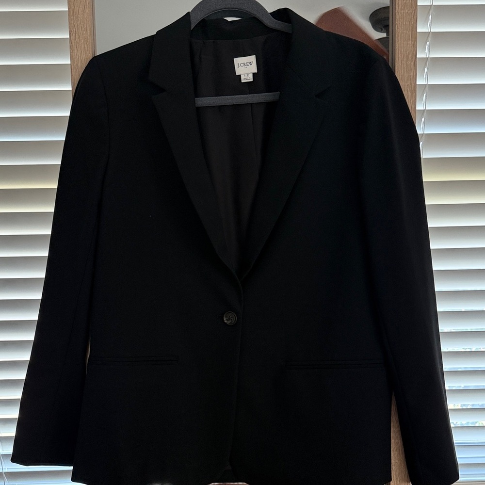 J. Crew Women's Elegant Black Suit Jacket